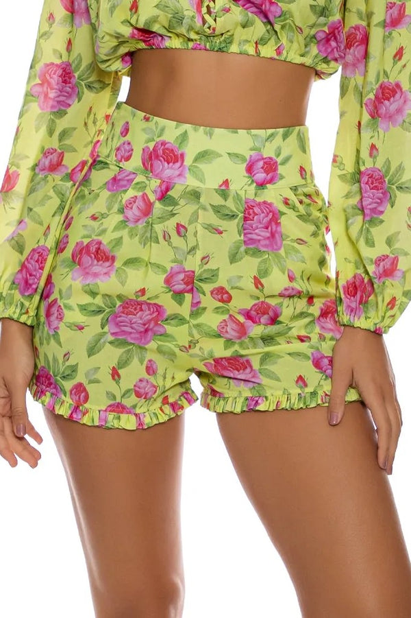 Luli Fama Ti Amo Ruffle Short